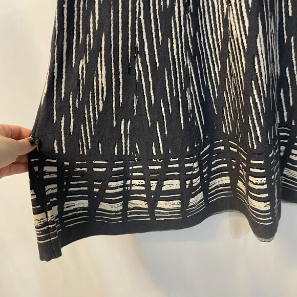 Nic+Zoe Patterned Skater Fit & Flare Sweater Sleeveless Dress Large - Picture 5 of 5